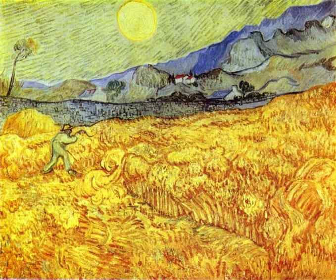 Vincent van Gogh Faucheur 1889